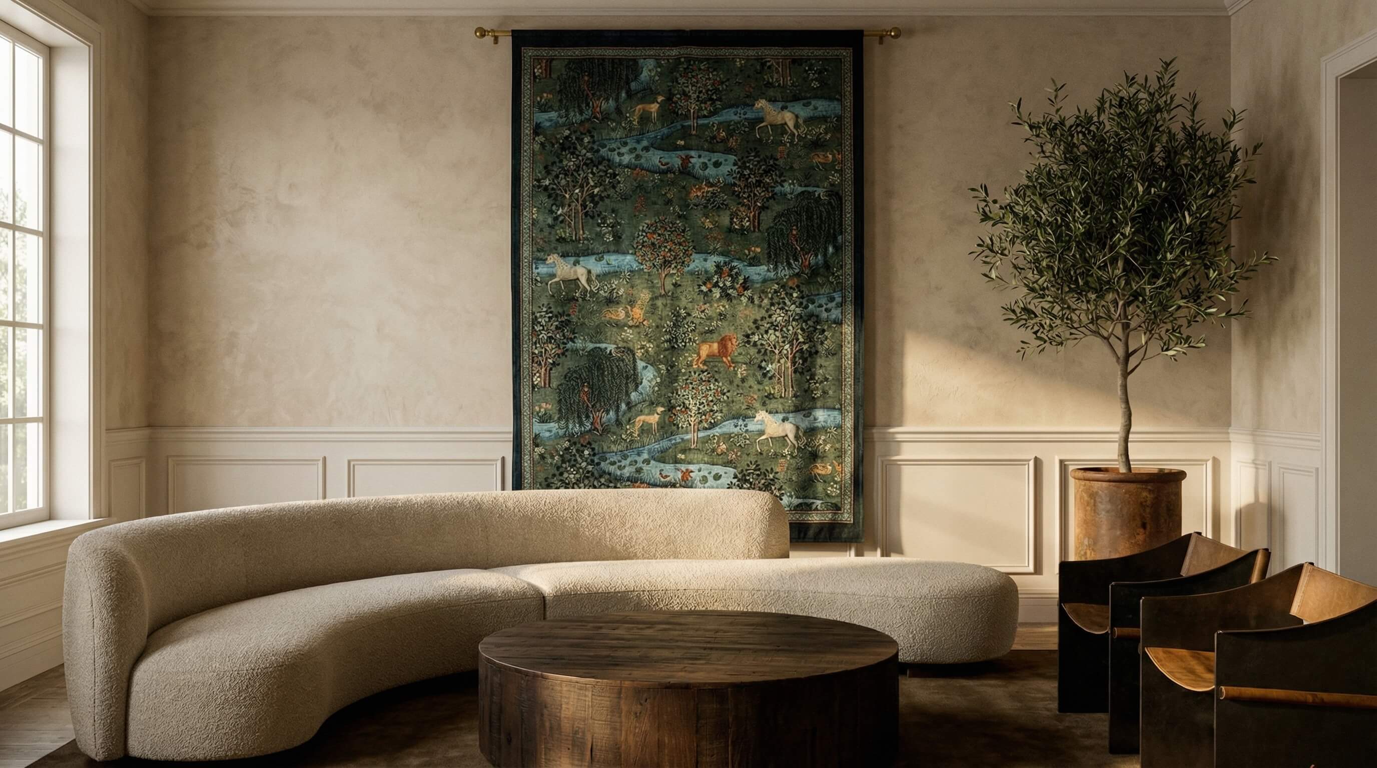 Morris and Webber: Exploring the Artistic Bond Behind the Forest Tapestry Serie