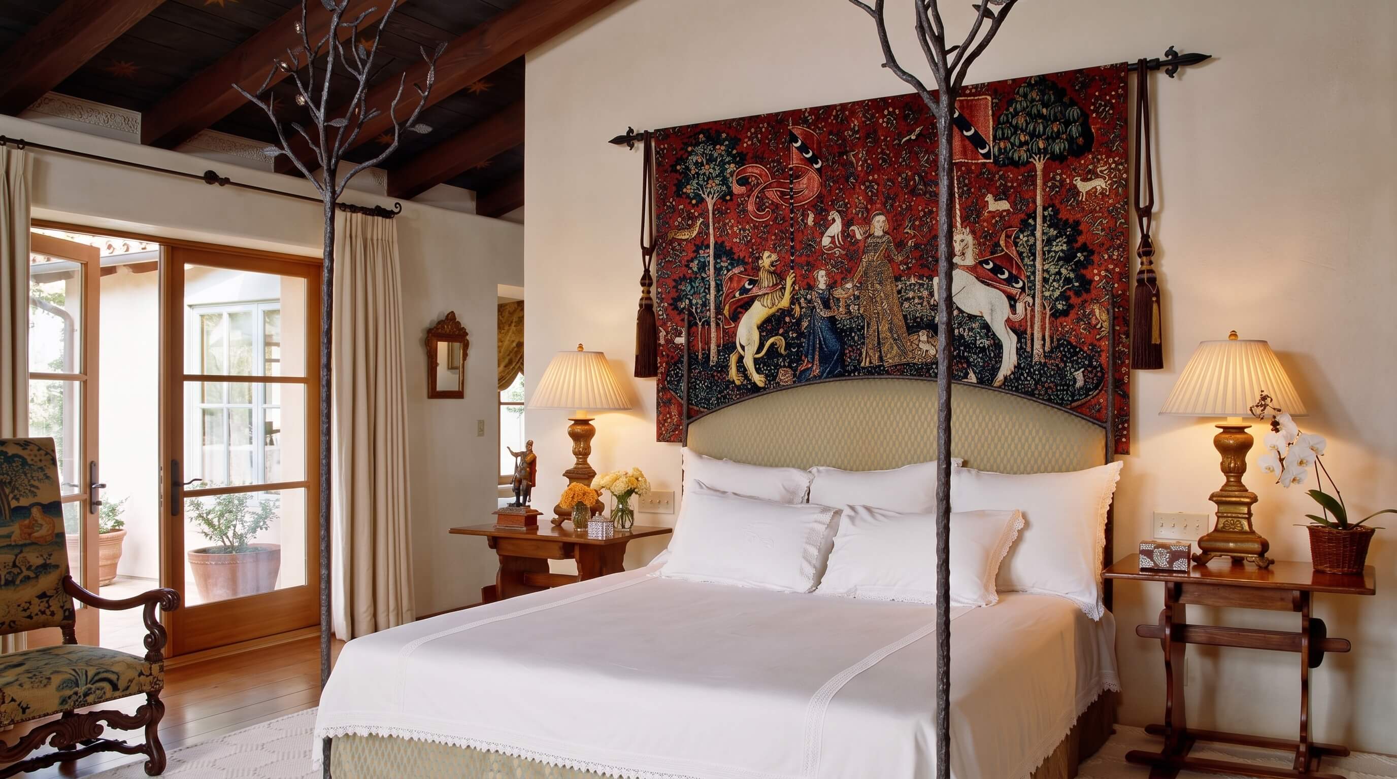 A Softer Bedroom for Autumn: Decorating the Wall Behind Your Bed with a Tapestry
