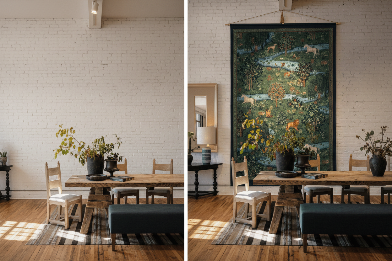 Dining Room Wall Décor Ideas: Why a Tapestry Makes the Most Memorable Statement