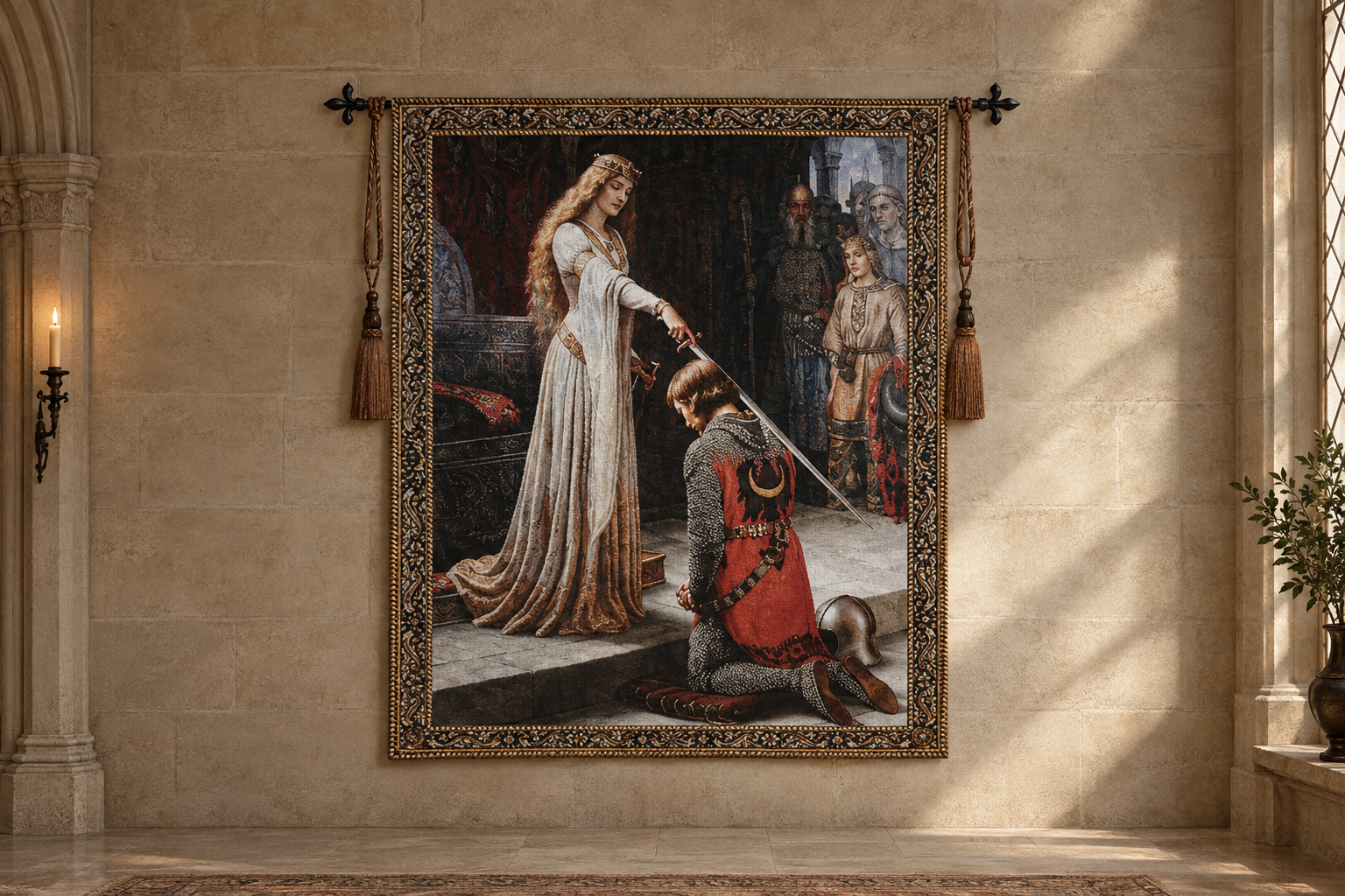 Knights and Courtly Life: Stories Behind Medieval-Inspired Tapestries