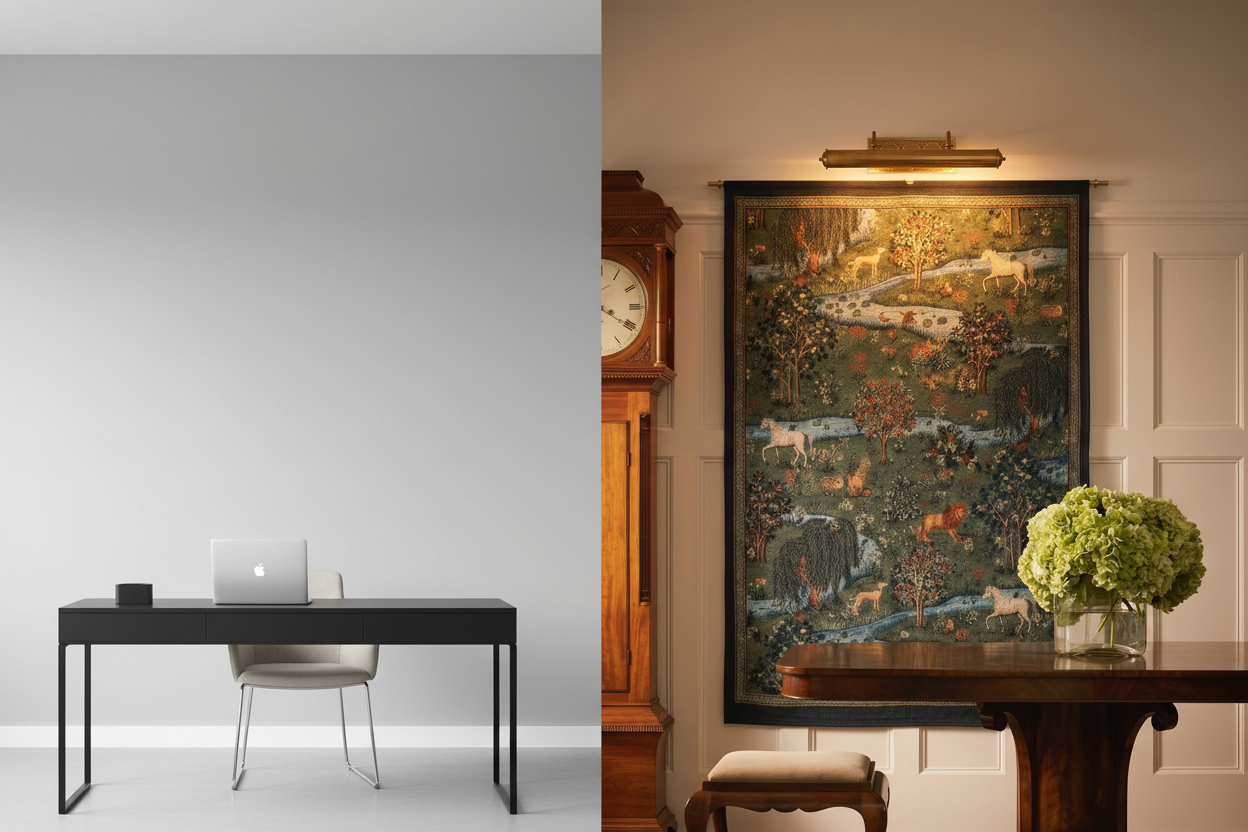 William Morris to Modern Living: The Healing Power of Tapestries in Your Home Office