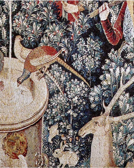 15th-Century The Unicorn Purifies Water Large Belgium Jacquard Tapestry Wall Hanging