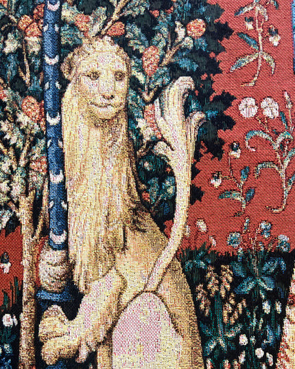 15th-century Unicorn Tapestry Belgium Jacquard Wall Hanging Tapestry - Sound