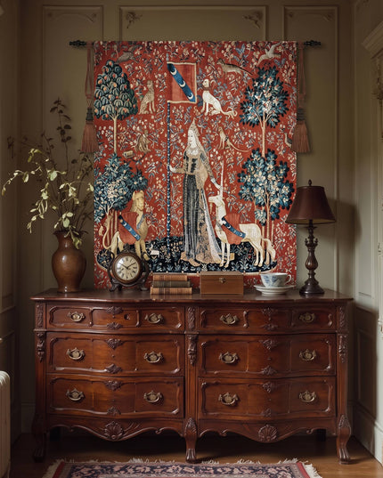 15th-century Unicorn Tapestry Belgium Jacquard Wall Hanging Tapestry - Unicorn Touch
