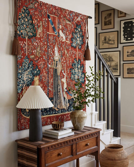 15th-century Unicorn Tapestry Belgium Jacquard Wall Hanging Tapestry - Unicorn Touch