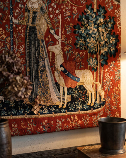 15th-century Unicorn Tapestry Belgium Jacquard Wall Hanging Tapestry - Unicorn Touch