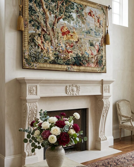 18th Century Rococo Belgium Jacquard  Tapestry - François Boucher