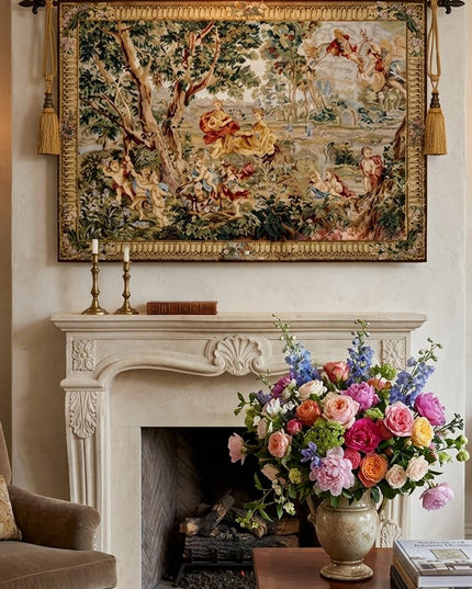 18th Century Rococo Belgium Jacquard  Tapestry - François Boucher