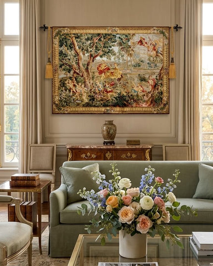 18th Century Rococo Belgium Jacquard  Tapestry - François Boucher