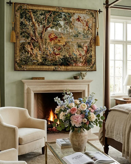 18th Century Rococo Belgium Jacquard  Tapestry - François Boucher