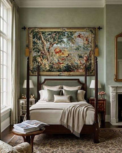 18th Century Rococo Belgium Jacquard  Tapestry - François Boucher