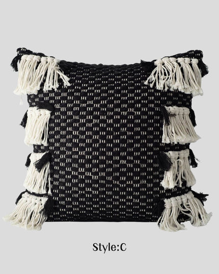 Antique Woven Cotton Linen Cushion Cover - Natural Breathable
