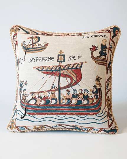 Bayeux Navigo Tapestry Pillow Cover