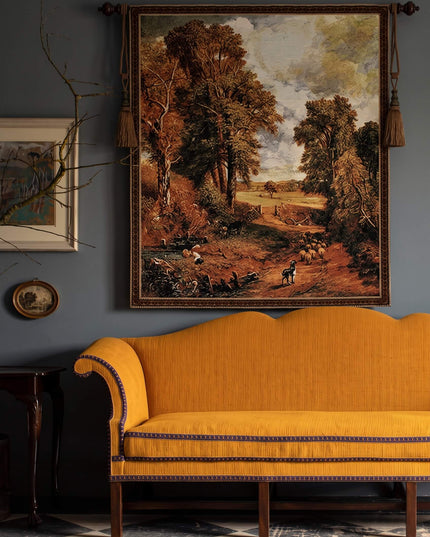 European Countryside Autumn Large Landscape Tapestry Jacquard Woven Wall Tapestry - John Constable