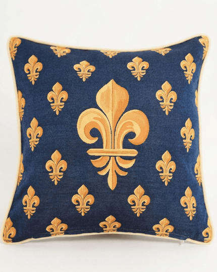 Fleur de Lys Reduit European Pillow Cover