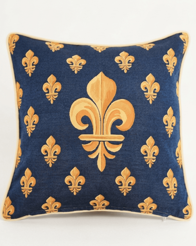 Fleur de Lys Reduit European Pillow Cover
