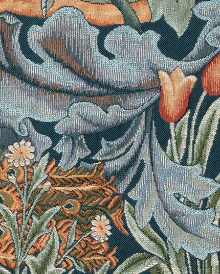 William Morris Peacock Medieval Belgian Jacquard Tapestry Wall Hanging