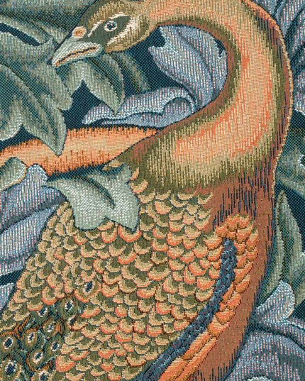 William Morris Peacock Medieval Belgian Jacquard Tapestry Wall Hanging