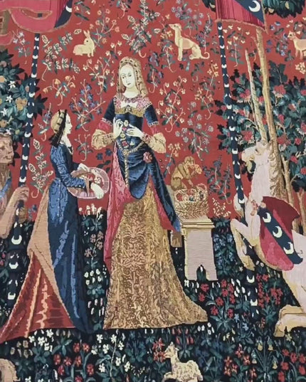 15th-century Wall Hanging Unicorn Tapestry - Sight